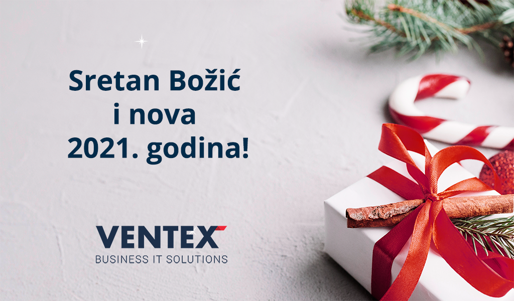 Ventex Vam želi Sretan Božić i Novu godinu.